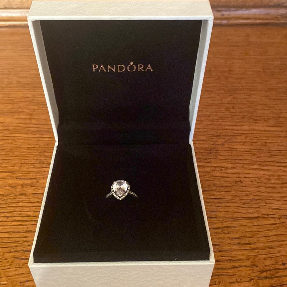 Pandora 3 carat cubic zirconia Ring Sz7